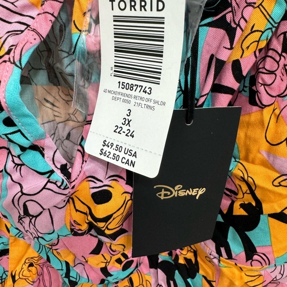 Torrid Mickey & Friends Beautiful Top & Skirt Set 💕HOST PICK 💕 - Picture 3 of 6
